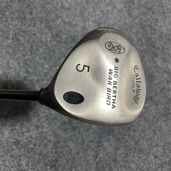 Vintage Callaway Big Bertha War Bird 5 Wood Golf Club Graphite Shaft Golf Pride - Picture 1 of 9